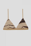 BASERANGE Mississippi Bra Narrow Collection Bamboo Fiber Bamboo Cotton Soft Underwear France BAS-BRMI-BLP-SP24-HUWEN Tiger Stripe